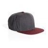 1102 CLIP SNAPBACK CAP - DARK GREY/BURGUNDY