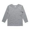 3007 KIDS LONG SLEEVE TEE - GREY MARLE