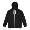 3019 KIDS TRACTION ZIP HOOD - BLACK