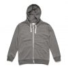 3019 KIDS TRACTION ZIP HOOD - STEEL MARLE