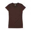 4002 WAFER TEE - DARK CHOCOLATE