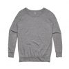 4016 SLOUCH CREW - GREY MARLE