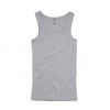 4021 EVEN RIB SINGLET - GREY MARLE