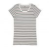 4023 LOOP STRIPE TEE - NATURAL/BLACK