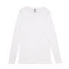 4026 FINE LONG SLEEVE TEE - WHITE