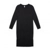 4033 MIKA LONG SLEEVE DRESS - BLACK