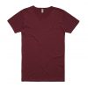 5011 SHADOW TEE - BURGUNDY