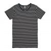 5024 WIRE STRIPE TEE - BLACK/NATURAL