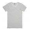 5024 WIRE STRIPE TEE - WHITE/OLIVE