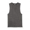 5039 STONE WASH BARNARD TANK - BLACK STONE