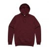 5102 STENCIL HOOD - BURGUNDY