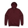 5102 STENCIL HOOD - BURGUNDY