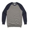 5109 CONTRAST CREW - STEEL MARLE/NAVY MARLE