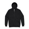 5204 INDEX ZIP HOOD - BLACK