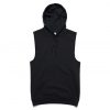 5209 STENCIL VEST HOOD - BLACK