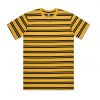 5044 CLASSIC STRIPE TEE - YELLOW/BLACK