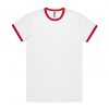 5053 RINGER TEE - WHITE/RED