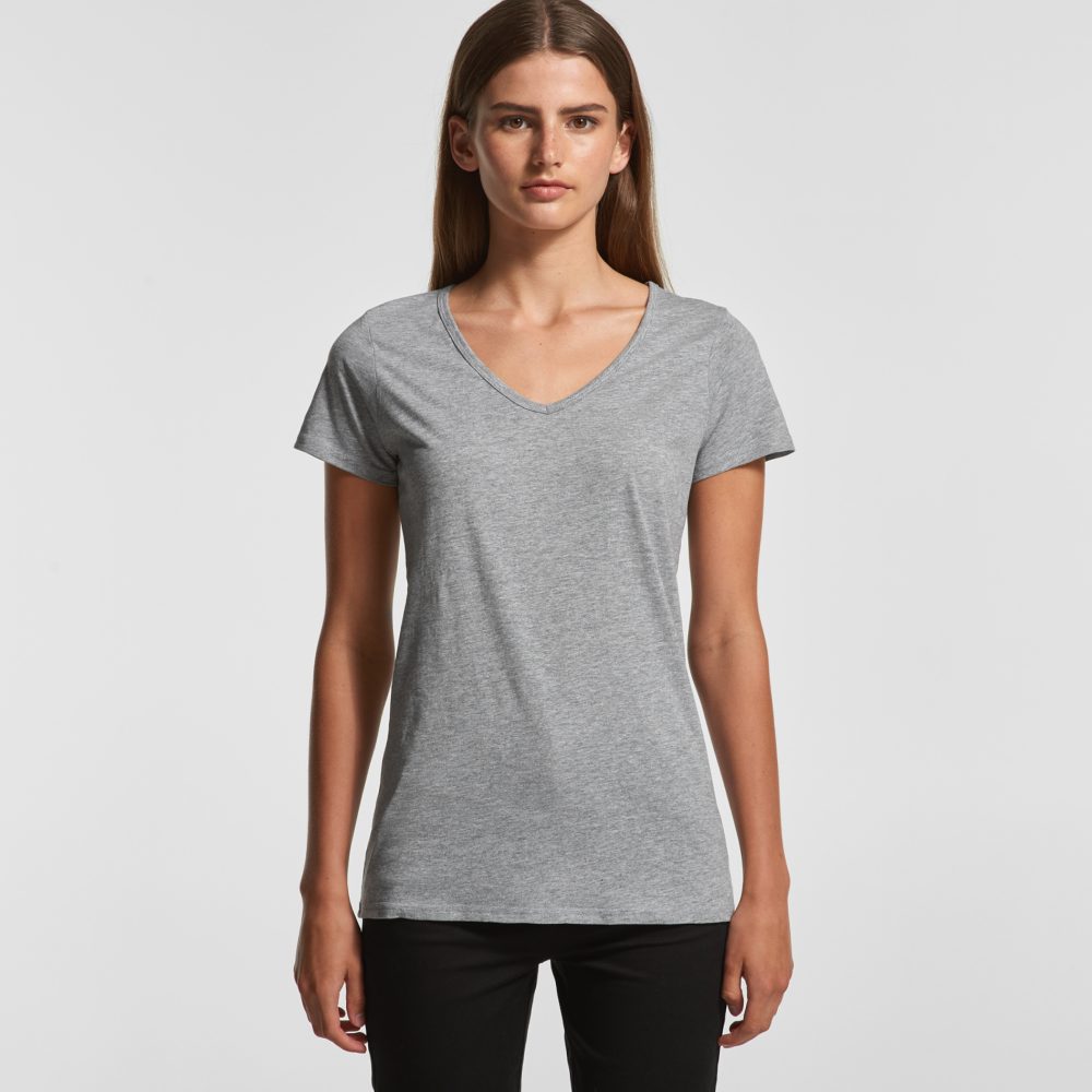 4010 BEVEL V-NECK TEE