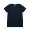 4011 SHALLOW SCOOP TEE - NAVY