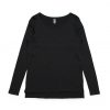 4017 STELLA LONG SLEEVE TEE - BLACK