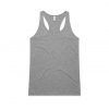 4044 BALANCE RACERBACK SINGLET - GREY MARLE