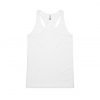 4044 BALANCE RACERBACK SINGLET - WHITE