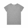 4047 LA BREA V-NECK - GREY MARLE