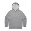 4120 WOMENS PREMIUM HOOD - GREY MARLE