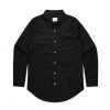 4401 WO'S OXFORD SHIRT - BLACK