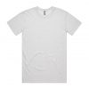 5001M STAPLE MARLE TEE - WHITE MARLE