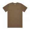 5027 CLASSIC POCKET TEE - COFFEE