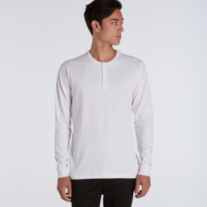 5041 HENLEY LONG SLEEVE TEE