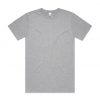 5050B OVERSIZED BLOCK TEE - GREY MARLE