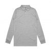 5404 CHAD LONG SLEEVE POLO - GREY MARLE